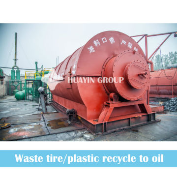 Running Plants 5/8/10T Vehicle Tyres Rubber Pyrolysis Machine To Fuel Oil With Promising Future